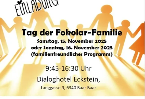2 Tage der Fokolar-Familie 2025 12 Einladung TdFF Deckblatt
