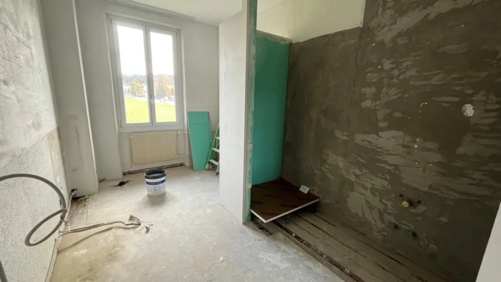 Zimmerumbau - es geht weiter mit Erneuern! 2 Zi 13 d