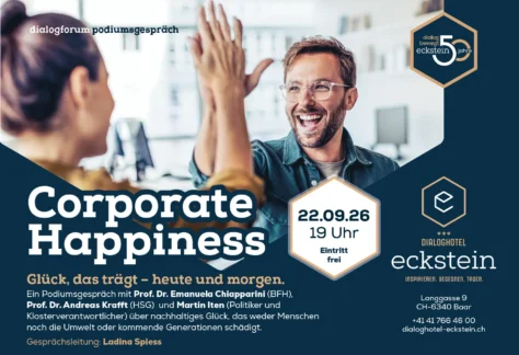 Spannende und kontroverse Podiumsdiskussion zur Thematik "Corporate Happiness" 28 Bild VA Web